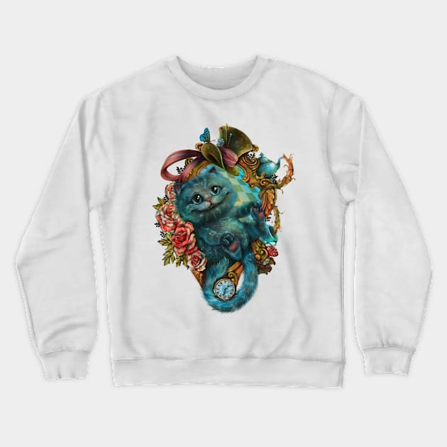 Glass Of Wonders Crewneck Sweatshirt by ManuelDA